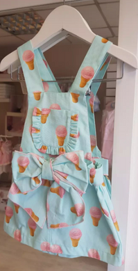 Phi Ice-Cream Dungaree Dress