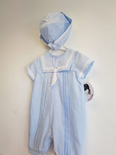 Load image into Gallery viewer, Sarah Louise Christening Suit - Little Sailor Boy