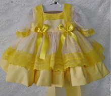 Load image into Gallery viewer, Sonata Classic Yellow with lace sleeves