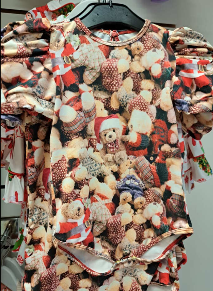 Christmas Teddy Bodysuit
