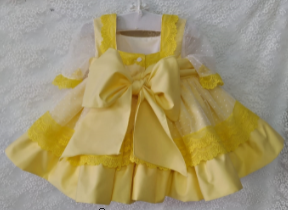 Sonata Classic Yellow with lace sleeves